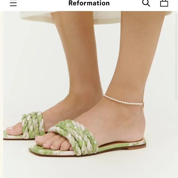 NEW reformation Mona tubular sandal - Picture 2 of 6